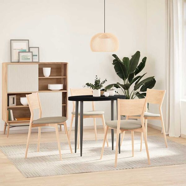 vidaXL Mizna plo&scaron;ča temno rjava 80x40x4 cm trdna hrastovina ovalna