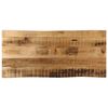 vidaXL Mizna plo&scaron;ča z naravnim robom 90x40x3,8 cm trden robusten mango