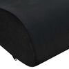 vidaXL Blazina za sedež Enobarvno Črna
