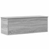 vidaXL &Scaron;katla za shranjevanje siva sonoma 102x35x35 cm inženirski les