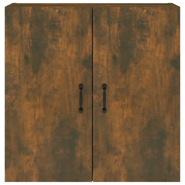 vidaXL Stenska omarica dimljeni hrast 60x31x60 cm konstruiran les