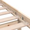 vidaXL Posteljni okvir iz trdne borovine 100x200 cm