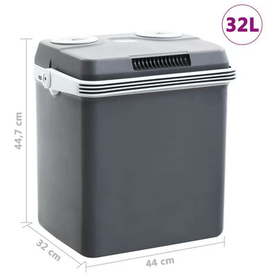 vidaXL Prenosna termoelektrična hladilna torba 32 L 12 V 239 V A++