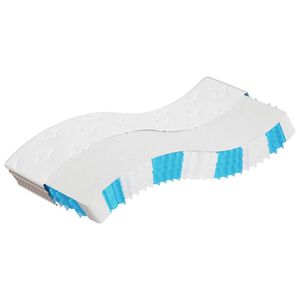 vidaXL Vzmetnica z žepkastim vzmetenjem srednja 90x200 cm