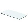 vidaXL Polica Prosojno Steklo 40x15 cm