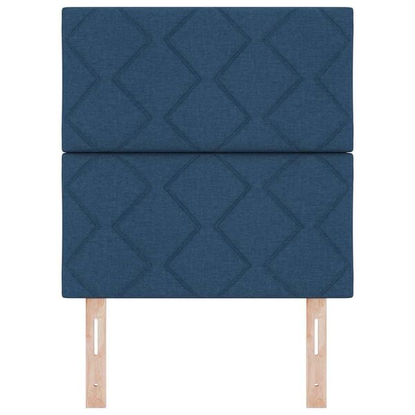 vidaXL Vzglavje z vzglavjem Modra 80 cm Umjetno usnje