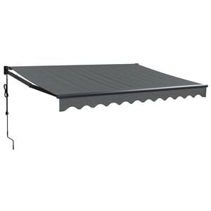 vidaXL Avtomatsko zložljiva tenda antracit 3x2,5 m