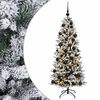 vidaXL Umetna božična jelka z bučko 150 cm 150 LED Toplo bela