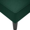vidaXL Počivalnik z desnim naslonom za roke temno zelen žamet