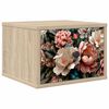 vidaXL Stenska nočna omarica BORNE Sonoma hrast 36 x 33 x 25 cm