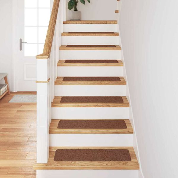 vidaXL Podloge proti zdrsu za stopnice 15 pcs Rumena 75 x 20 cm PP