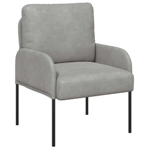 vidaXL Sedežne garniture z blazino 55cm Svetlo siva Vezani les