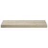 vidaXL Stenske police 2 kosa barva hrasta 60x23,5x3,8 cm MDF