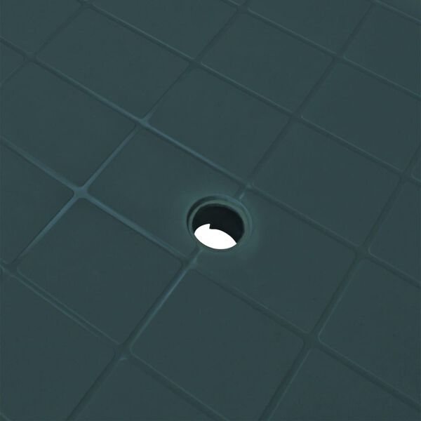 vidaXL Vrtna miza zelena 101x68x72 cm plastika