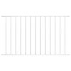 vidaXL Ograjni panel s prašnim premazom iz jekla 1,63 x 1,25 m bel