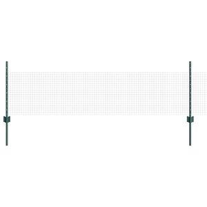 vidaXL Varjen žični ograjo s stebri 50 x 0,5 m Jeklo s PVC premazom