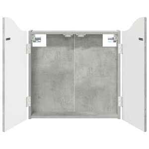 vidaXL Omara za tarče Betonsko siva 56 x 12 x 63 cm Inženirski les