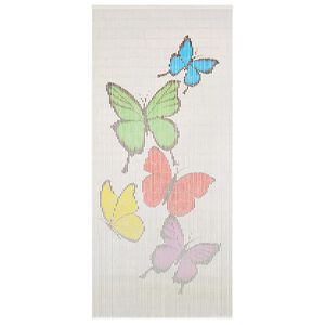vidaXL Zavesa za vrata iz bambusa 90x200 cm
