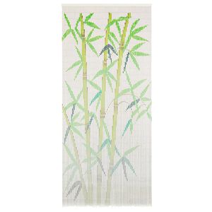 vidaXL Zavesa za vrata iz bambusa 90x200 cm