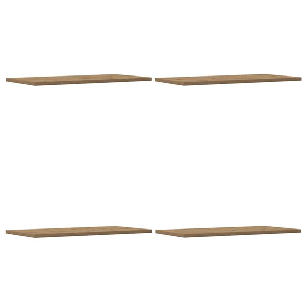 vidaXL Stenske police 4 kosi artisan hrast 60x30x1,5 cm inženirski les