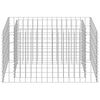 vidaXL Visoka greda gabion pocinkano jeklo 90x50x50 cm