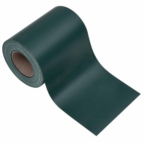 vidaXL Vrtna platna 4 kosi PVC 35x0,19 m mat zelena