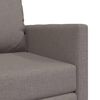 vidaXL Sofa postelja Taupe 74 x 77 x 81 cm blago