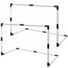 vidaXL Mini nogometni gol z mrežo 2 kosa za otroke 91,5x48x61 cm