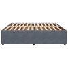 vidaXL Posteljni okvir brez vzmetnice temno siv 200x200 cm žamet