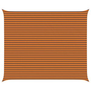 vidaXL Sončno platno Oranžna in Rjava 6 x 5 m 100% poliester Oxford