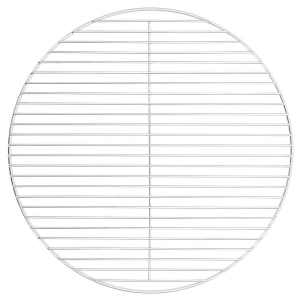 vidaXL Žar re&scaron;etka okrogla &Oslash;50 cm nerjaveče jeklo 304