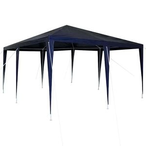 vidaXL Zabavni &scaron;otor Modra 400 x 400 x 266 cm Polietilen in jeklo