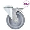 vidaXL Gibljiva kolesa z luknjami za sornik 32 kosov 100 mm