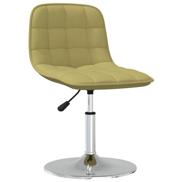 vidaXL Barski stolček zeleno blago