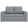 vidaXL Sofa postelja 60cm Svetlo siva blago