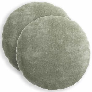 vidaXL Prevleka za blazino 2 kos HEERLEN Zelena &Oslash; 40 cm