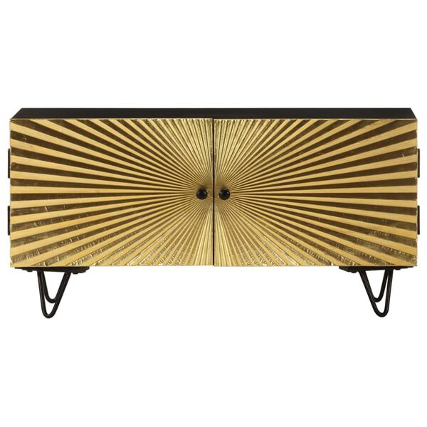 vidaXL TV omarica 90x30x45 cm trden mangov les