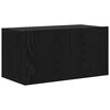 vidaXL Komplet TV omaric 60 x 30 x 30 cm Črna Inženirski les