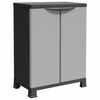 vidaXL Plastična omarica 68x39x92 cm videz ratana