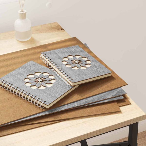 vidaXL Dekorativni paneli 12 pcs Siva Sonoma 30 x 42 x 0.27 cm