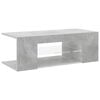 vidaXL TV omarica z LED lučkami betonsko siva 90x39x30 cm