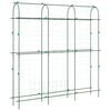 vidaXL Vrtna oporna mreža za vzpenjavke U-okvir 181x31x182,5 cm jeklo