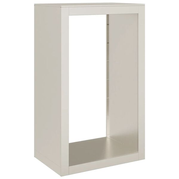 vidaXL Stojalo za drva 60x40x100 cm Vremensko odporno jeklo