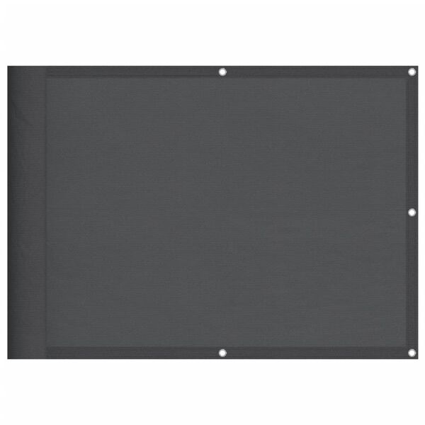 vidaXL Balkonsko platno antracitno 75x700 cm 100 % poliester oxford