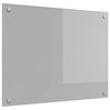 vidaXL Kuhinjski panel Svetlo siva 80 x 60 cm kaljeno steklo