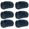 vidaXL Obloge 6 kos Temno modra 130 x 150 cm 3.04 kg Flis