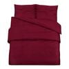 vidaXL Posteljnina bordo 240x220 cm bombaž