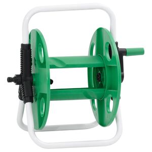 vidaXL Prostostoječi kolut za cev s 45 m 1/2" cevi jeklo