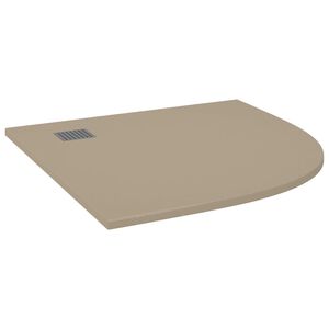 vidaXL Kad za tu&scaron; SMC rjava 90x90 cm