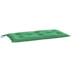 vidaXL Blazina za vrtno klop zelena 110x50x7 cm oxford tkanina